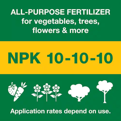 40 Lb. All Purpose 10-10-10 Fertilizer for Plants and Gardens